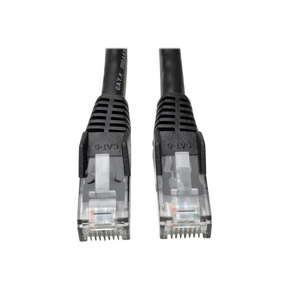 Tripp-Lite CAT6 Snagless Molded Patch Cable 14 ft Black N201014BK