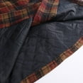 thumbnail image 6 of Girls' Padded Hooded Wool Coat Winter Thickened Plaid Girls' Cloak Jacket Shawl 1-10Y, 6 of 6