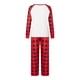 thumbnail image 5 of Conjuntos de pijamas familiares a juego Fiomva con estampados de Papá Noel, pijamas navideños para hombres, mujeres y niños., 5 of 8