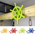 thumbnail image 3 of Vogacara Volante de juguete para niños, columpio de plástico para preescolar, juguetes de entretenimiento para interiores, actividades, Juegos de césped Amarillo, 3 of 6