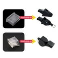 thumbnail image 4 of Whistle Mouth Grip Cover Replacement Mouthpieces for Referee, Outdoor Whistle, 4 of 12