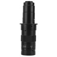 thumbnail image 2 of Objetivo de cámara de microscopio de video industrial, enfoque ajustable, lente de microscopio monocular 10A, negro, 2 of 5