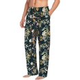 thumbnail image 6 of Fuzoiu Watercolor Floral Print Men's Pajama Pants,Lounge Pants for Men,Lounge PJ Bottoms,Sleepwear Pants with Drawstring Pockets -X-Large, 6 of 6