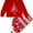 Red, variant on Baby Boys Girls Matching Christmas Clothes Print Top T-Shirt and Red Plaid Pants Winter Outfits (Navy blue,2-3T)