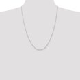 thumbnail image 2 of Leslie's 10K White Gold 2.5mm Diamond-Cut Lightweight Rope Chain (Weight: 7.72 Grams, Length: 24 Inches), 2 of 4