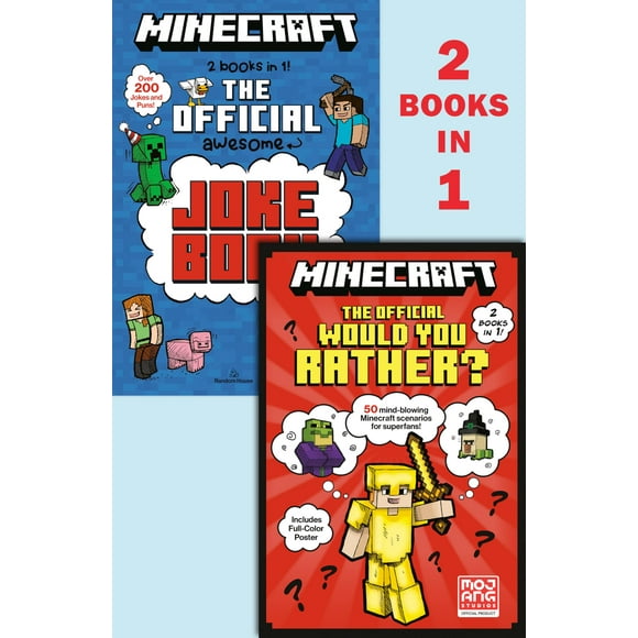 Minecraft 2-en-1: le Fonctionnaire Vous Préférez / le Livre de Blagues Officiel (Minecraft)
