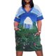 thumbnail image 1 of Vestido cóctel con bolsillo suelto ropa mujer templo gris, 1 of 7