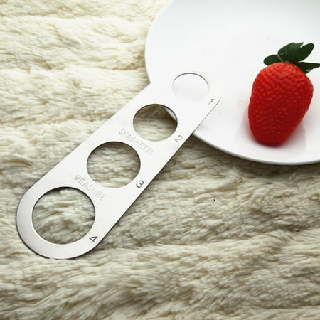 

Sonceds Stainless Steel Spaghetti Measurer Pasta Noodle Measure Cook Kitchen Cake Ruler Tapeline Free Measuring Tool
