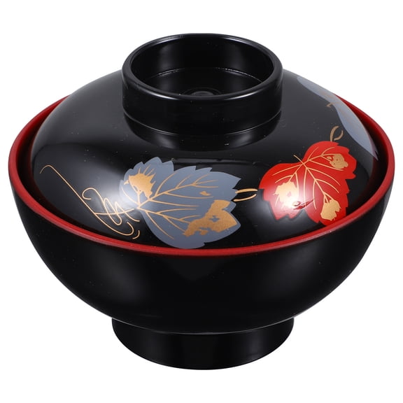 UPGRATOR Traditional Japanese Style Food Bowl with Cover for Restaurants and Household Use