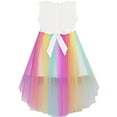 thumbnail image 2 of Girls Dress Sequin Mesh Party Wedding Princess Tulle 10 Years, 2 of 4