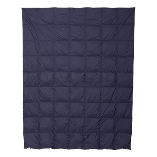 Weatherproof B60052650 32 deg Packable Down Blanket, Classic Navy One