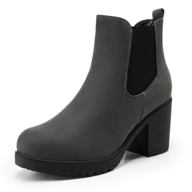 Botines Chelsea para Mujer DREAM PAIRS Gris Talla 11