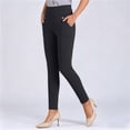 thumbnail image 4 of Enjoytime Womens Work Pants Slim High Waist Straight Leg Pants Dress Business Casual Plus Size Trouser, 4 of 6