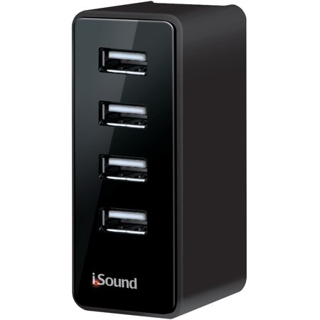 iSound ISOUND-2152 4 Rubberized USB Wall Charger