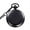 Black, variant on Gifts Classical Polish Smooth Double Face Pocket Watch