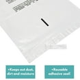 thumbnail image 5 of PSBM Resealable Clear Suffocation Warning Bags 12" x 15.5" 1.5 Mil Print-On Bags for Apparels Shipping 2000 Pcs, 5 of 7