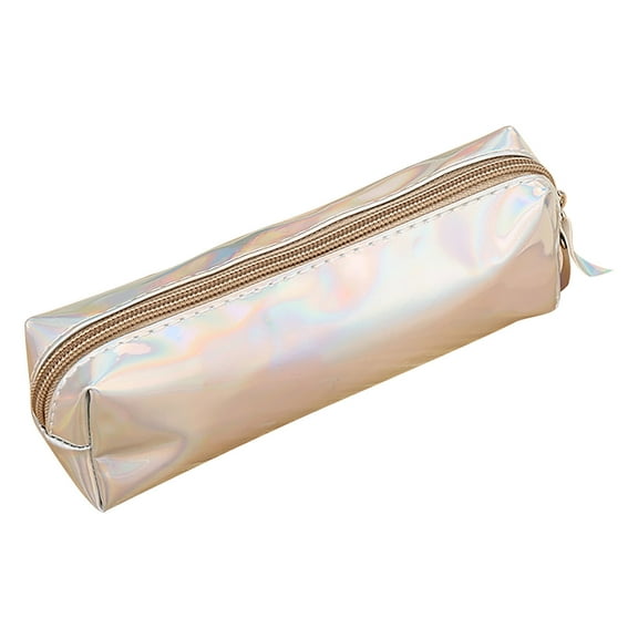 XMMSWDLA Kawaii Pencil Case Silver Pencil Casescolorful Pencil Case, Storage Coin Purse, Multifunctional Stationery Bag Pencil Cases