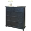 Child Craft Onyx Balcony 4 Drawer Dresser