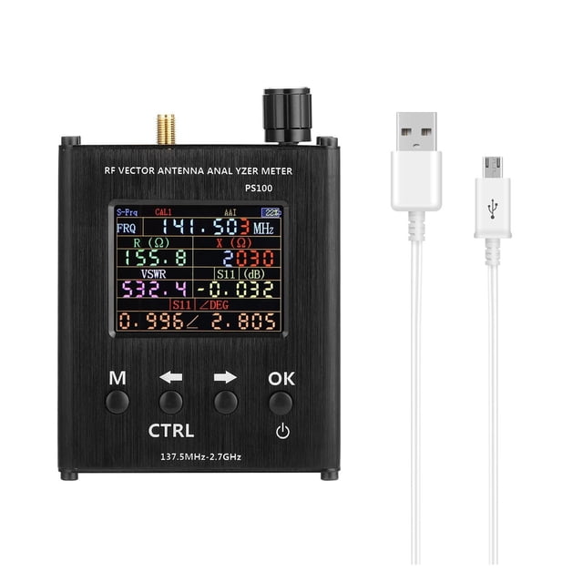 N1201SA 137.5MHz-2.7GHz Antenna Analyzer Standing Wave Meter Antenna Tester RF Vector Impedance Analyzer ,Multiple Functions