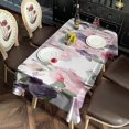 thumbnail image 6 of Pioneer Flower Floral Print Pattern Rectangle Tablecloth 60"x102",Waterproof Polyester Rectangle Table Cloth, Wipeable Spillproof Polyester Tablecloth for Dining, Camping, Indoor and Outdoor, 6 of 6
