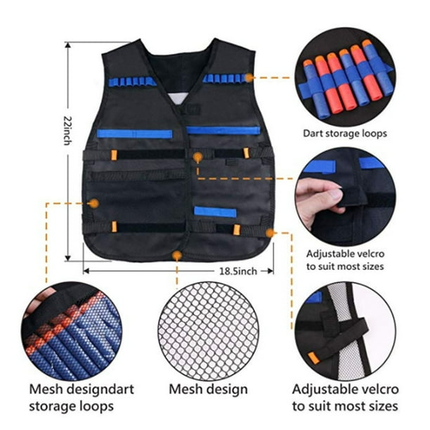 Gafild Tactical Vest Kit for Nerf 2 Kids Tactical Vests for N