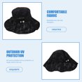 thumbnail image 3 of KAKOWELY Elegante sombrero de pescador de ala ancha, fino y plegable, con doble cara., 3 of 5