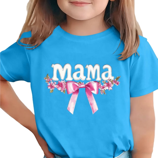 T-Shirt pour Enfants, Imprimé de la Fête de l'Indépendance à Manches Courtes et Col Rond, Haut Décontracté et Polyvalent pour Garçons et Filles de 3 à 15 Ans