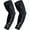 Black, variant on Coolomg Football Compression Arm Sleeve with Stick Grips Forearm and Elbow Sun Protection Sleeve Kids Youth Adult