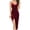 Red, variant on gakvbuo summer tank dresses for women 2024 vacation Women's Solid Color Jumpsuit Short Skirt Sexy Off Shoulder Waist Sleeveless Dress