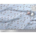 thumbnail image 3 of Soimoi Blue polyester Crepe Fabric Print Sewing Fabric Yard 42 Inch Wide, 3 of 3