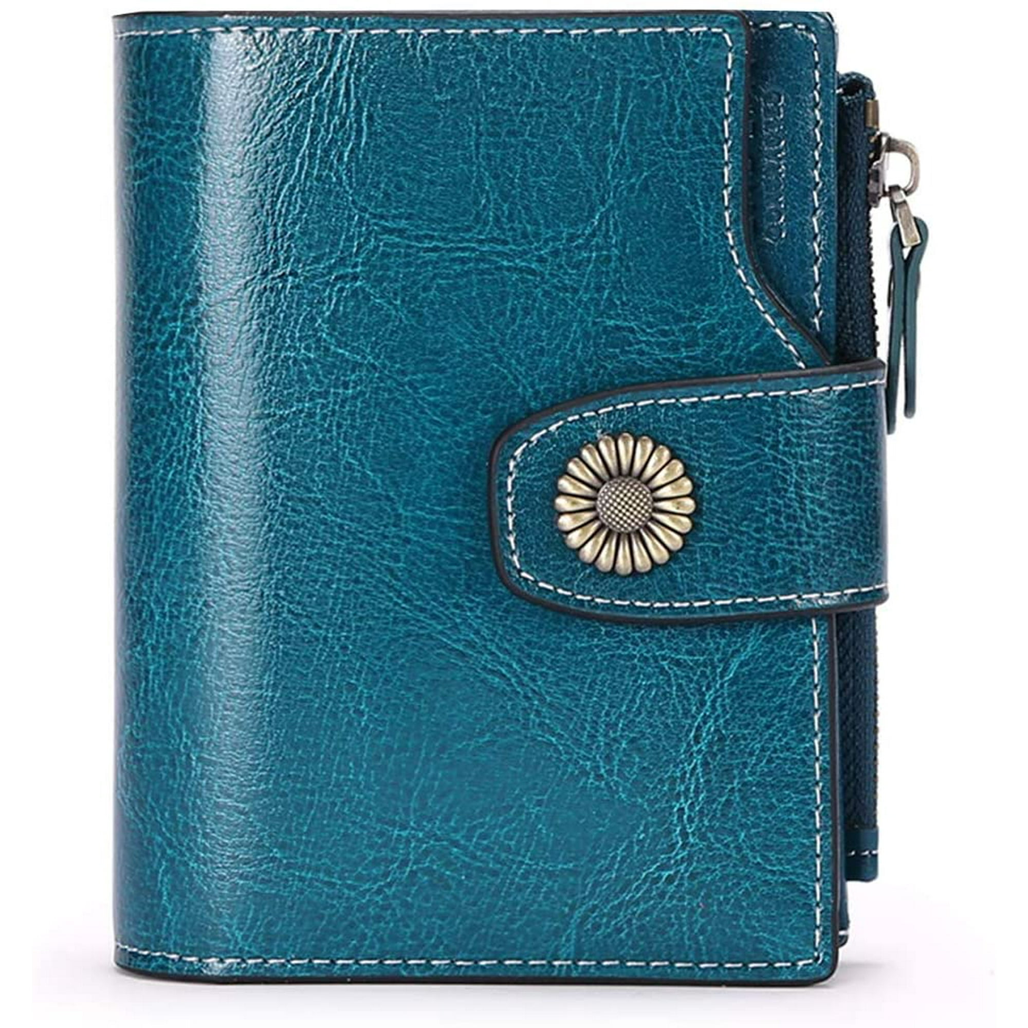 Limenda Small Wallet For Women Genuine Leather Bifold Compact Rfid Blocking Small Womens Wallet