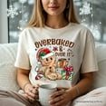 thumbnail image 6 of Overbaked & Over It Gingerbread T-Shirt, Tired Christmas Funny Holiday Tee, 6 of 10