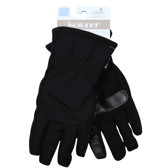 Isotoner Signature Smart DRI Smart Touch Gloves – Size XL, Black