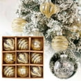 thumbnail image 2 of 9PCS Christmas Tree Ornaments Set - Glittering Shatterproof Xmas Balls for Holiday, Wedding & Home Decoration, 2 of 8