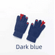thumbnail image 4 of Guantes de invierno con protección solar a rayas, de jacquard universales, de punto, de color rojo liso, para gatos que comen pescado, 4 of 5
