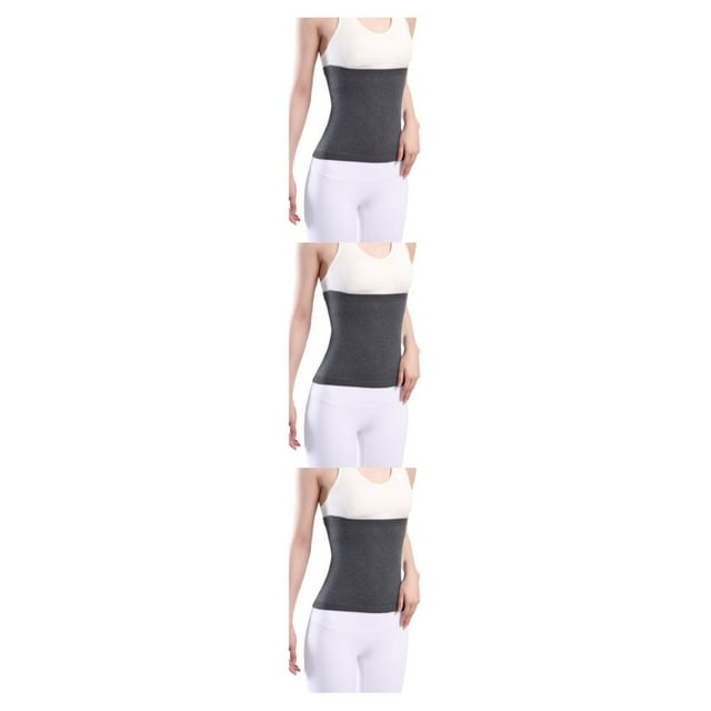 Breathable And Moisture Absorbing Waist Back Support For Added Comfort Skin gray L 3Set