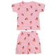 thumbnail image 5 of Traje De Manga Corta Para Bebé, Patrón De Rábano, Conjunto De Ropa De Verano Para Bebé, Cuello Redondo De Algodón Suave Amigable Con La Piel Para Ropa De Verano Para Niños De ANGGREK Otros, 5 of 8