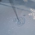 thumbnail image 3 of Cortina de ducha para el hogar con descuento, cortina de ducha de poliéster con estampado de copos de nieve gruesos para baño, repelente al agua, a prueba de moho (120cm * 200cm) JAMW Sencillez, 3 of 5
