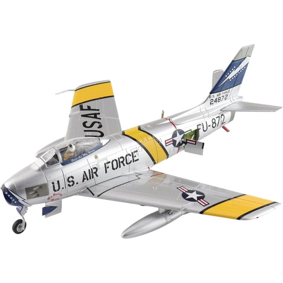 Hobby Master | 1:72 Scale Diecast Military Aircraft Replica | F-86F Gene Kranz 24872, USAF, EAA Aviation Museum | Model HA4327