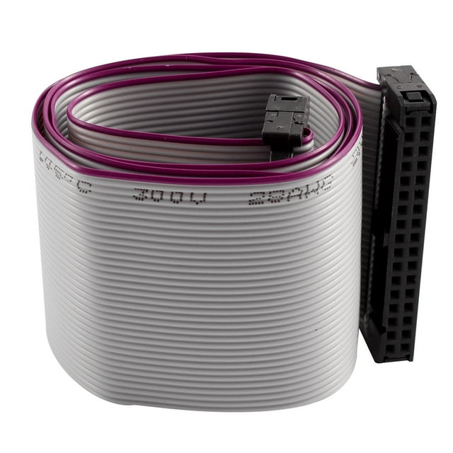 FC34P IDC 34Pin F/F Cable de extensión de datos para disco duro, cable plano de cinta, conector de 50 cm de largo para placa base