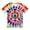 Multicolour2&&100, variant on Toddler Boys Short Sleeve T Shirts Tie Dye Summer T-Shirts Tee Tops, Sizes 2-3 Years