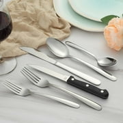 Bestdin 24 Pieces Silverware Set, Flatware Sets with Steak Knives Service for 4, Premium Stainless Steel Mirror Polished Cutlery Utensil Set, Durable Home Kitchen Eating Tableware Set,Dishwasher Safe
