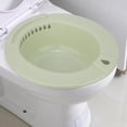 thumbnail image 3 of Rupoun Ergonomic Toilet Hip Bath Tub Sitz Bath for Postpartum Care and Hemorrhoids Relief, Green Portable Soaking Basin 15.16 x 10.83 x 4.72 inches / 38.5 x 27.5 x 12 cm, 3 of 9