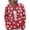 Vermilion, variant on WTOBBY Women's Christmas Print Knit Cardigan, Long Sleeve Pullover with Festive Designs, Cozy for Holiday Parties and Winter Wear,Dark Green L