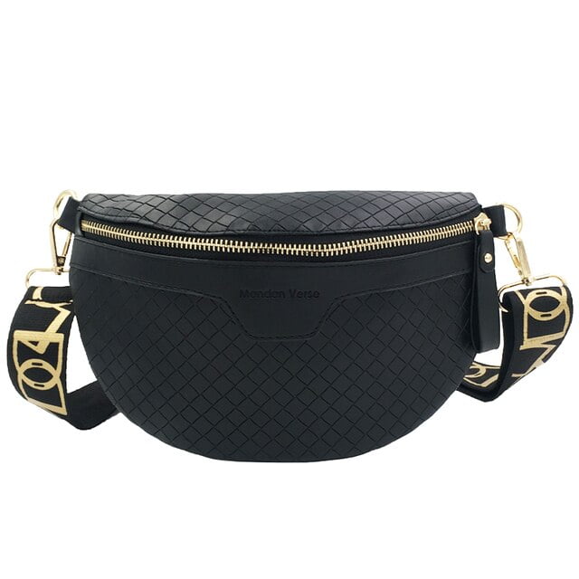 Womens Luxury Designer Elegant Plaid PU Leather Waist Bags For Women Waist  Packs Stylish Fanny Pack Wide Strap Crossbody Chest Bag 2306145BF From  Imstrong_store, $10.01