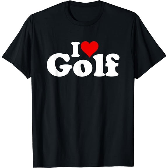 I LOVE HEART GOLF T-Shirt