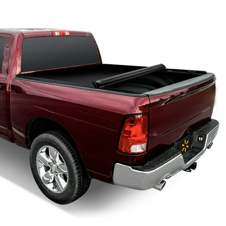 Auto Drive Soft Roll up Truck Bed Tonneau Cover Fits 2009-2023 Ram 1500 5.7FT Bed (67.4 ) w/o RamBox
