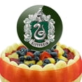 thumbnail image 5 of Acrylic Harry Potter Slytherin Painted Crest Cake Topper Party Decoration for Wedding Anniversary Birthday Graduation, 5 of 7