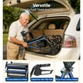 thumbnail image 3 of Bluelog Rolling Walker, Adjustable Seat & Handle Heights, Extra-Wide Memory Foam Seat, 4-Wheel Rollator with 350 lb Limit, 3 of 8