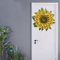 thumbnail image 5 of Artificial Sunflower Wreath for Front Door,Yellow Sunflower Daisy Wreath with Lovely Bee for Window Wall Hanging Decor Summer-Fall Wreaths Christmas Festival Wedding Indoor Outdoor Decor(13.78in), 5 of 7